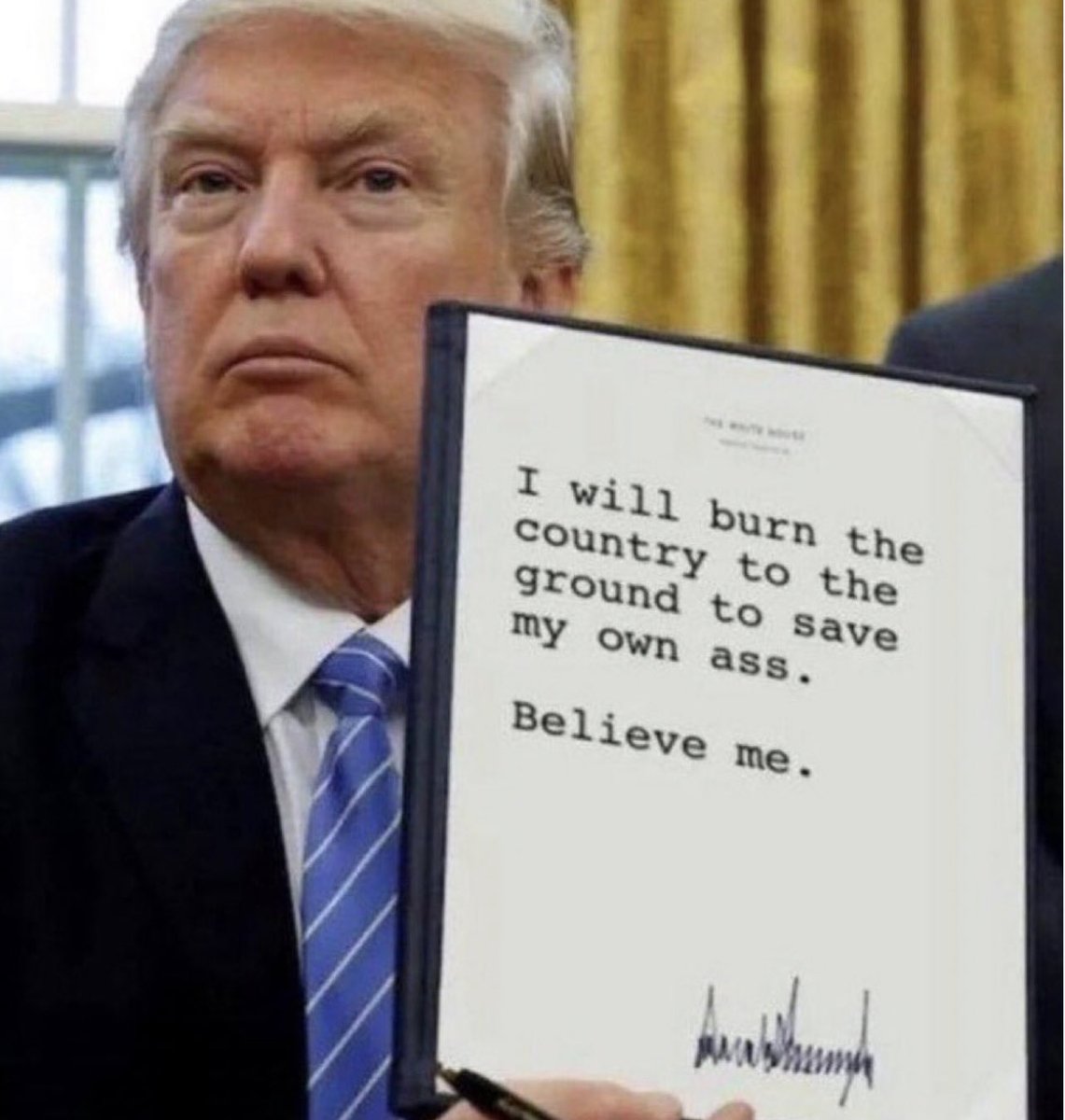 ShadowAIphaX's tweet photo. “Trump's Financial Crisis: Billion-Dollar Bond Battle and the Saudi Connection Unexplored”

Donald Trump is struggling to secure a $454 million bond required for appealing his civil fraud case in New York, with a deadline of March 25 approaching. Efforts to get an insurance company to underwrite the bond have been unsuccessful, including with Chubb, which had underwritten a smaller bond for him before. 

Trump and his team are exploring the sale of assets and seeking financial support from affluent allies, concerned about the potential damage to his financial reputation. He has openly criticized New York Attorney General Letitia James and Judge Arthur Engoron, who are overseeing his case, and has been hesitant to consider bankruptcy. 

Trump's legal representatives are aiming for a reduced bond amount or a delay in the enforcement of the judgment as they pursue an appeal, having been turned down by several underwriters. This bond is linked to a judgment that requires Trump to pay over $450 million for engaging in fraudulent practices, such as overstating the value of assets. 

It's surprising he hasn't approached his daughter and son-in-law for assistance, especially considering Jared Kushner reportedly received $2 billion from Saudi Arabia.

#WeAreBlue1, #DemVoice1, #wtpBlue, #ILoveJoe, and #DemsUnited