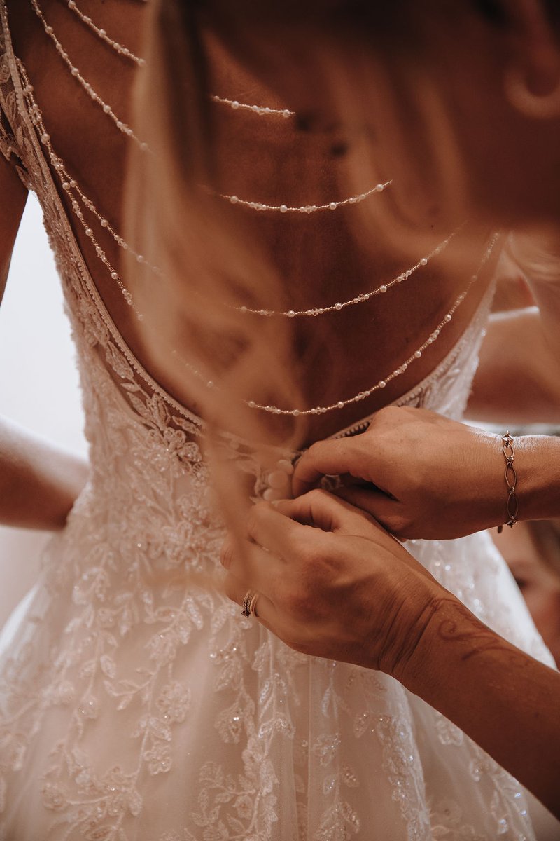 We love this stunning wedding dress with pearl detail ✨ 📸 @ivyhousephotography To book a tour of Crowcombe Court wedding venue in Somerset pop us a message or email us at weddings@crowcombecourt.co.uk We would love to hear from you and start your wedding planning