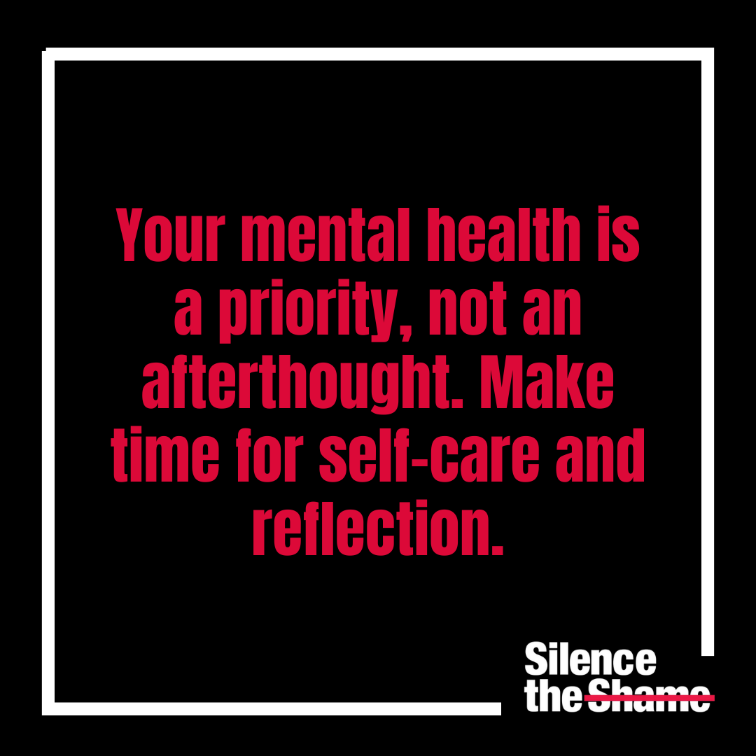 SilencethShame's tweet photo. Make time for self-care and reflection. Your mental health is a priority, not an afterthought. ⁠
⁠
#MentalHealthPriority #SelfReflection #silencetheshame #mentalhealth #mentalwellness https://t.co/ePCgTCOYdx
