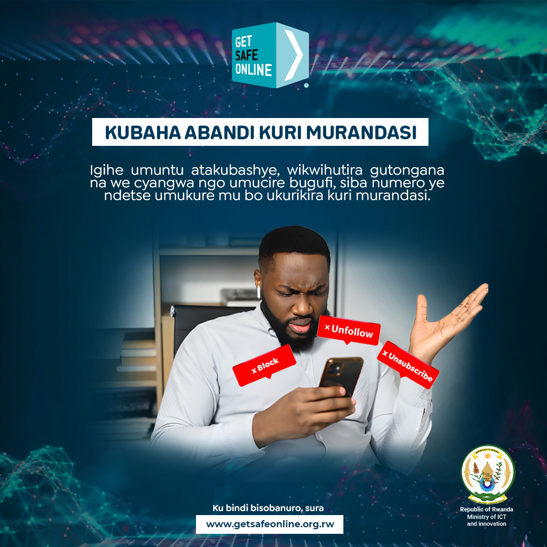 Igihe umuntu atakubashye, wikwihutira gutongana na we cyangwa ngo umucire bugufi, siba numero ye ndetse umukure mu bo ukurikira kuri murandasi.
#TekanaOnline #RwOX