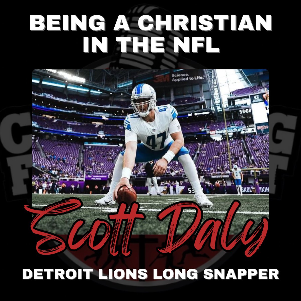 <a href="/Lions/">Detroit Lions</a> long snapper Scott Daly (<a href="/sdaly61/">Scott Daly</a>) joins us to talk about how he lives out his faith out in the NFL and his unique story in football🏈

He gives excellent advice for all athletes that proclaim Christ as their savior!

competingforchristpodcast.com

#OnePride 🦁🔵