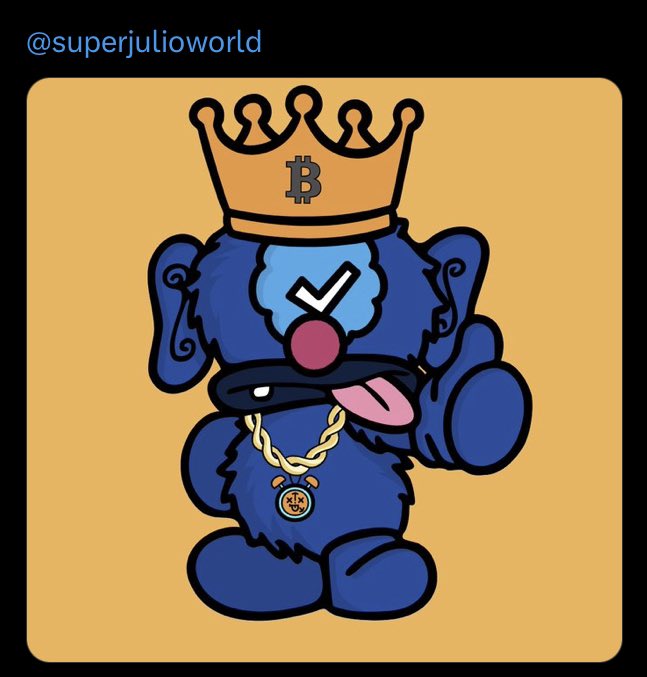 FC44894494's tweet photo. @goatedxyz @nodemonkes @OrdinalMaxiBiz @quantumcats @BitcoinPuppets Facts are facts can’t argue with that . But competition for the top spots will always exist. This guy right here is just getting started! https://t.co/iV9iTulCIb