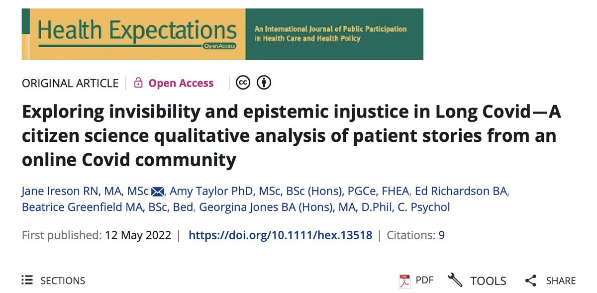 Jane Ireson (@janeireson) on Twitter photo A celebration of the patient voice. Our research paper on the lived experience of Long Covid: #Wiley received enough downloads to be a #TopDownloadedArticle in its journal. <a href="/Ed_Richardson/">Ed Richardson</a> @AmyTaylM <a href="/Profgljones/">Georgina Jones</a> Beatrice Greenfield. A celebration of the patient voice. Our research paper on the lived experience of Long Covid: #Wiley received enough downloads to be a #TopDownloadedArticle in its journal. <a href="/Ed_Richardson/">Ed Richardson</a> @AmyTaylM <a href="/Profgljones/">Georgina Jones</a> Beatrice Greenfield.