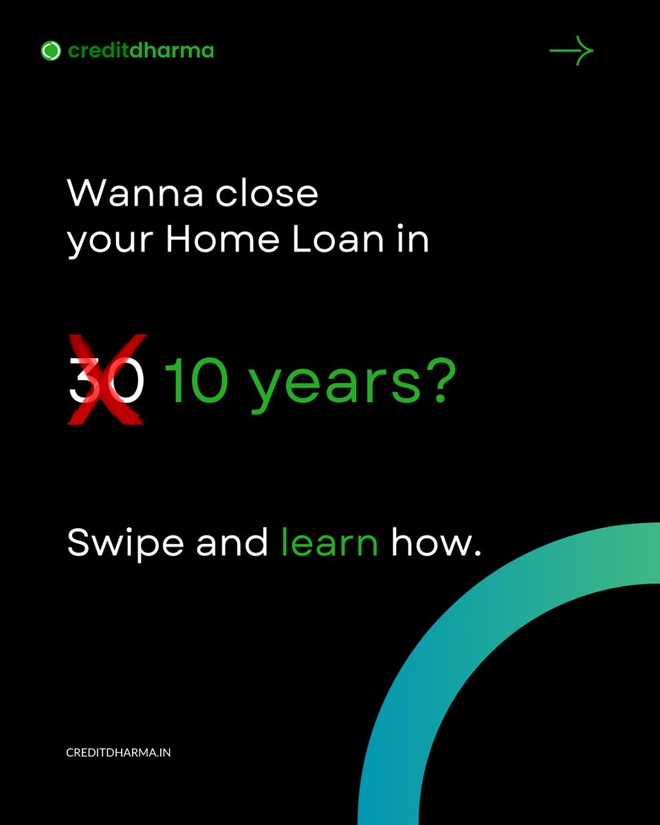 gocreditdharma's tweet image. Tired of the endless cycle of EMIs? Break free and fast-track your way to mortgage-free living.
#prepayment #homeloans #savings #creditdharma #smartsavings #financialfreedom #financialindependence #FinancialLiteracy