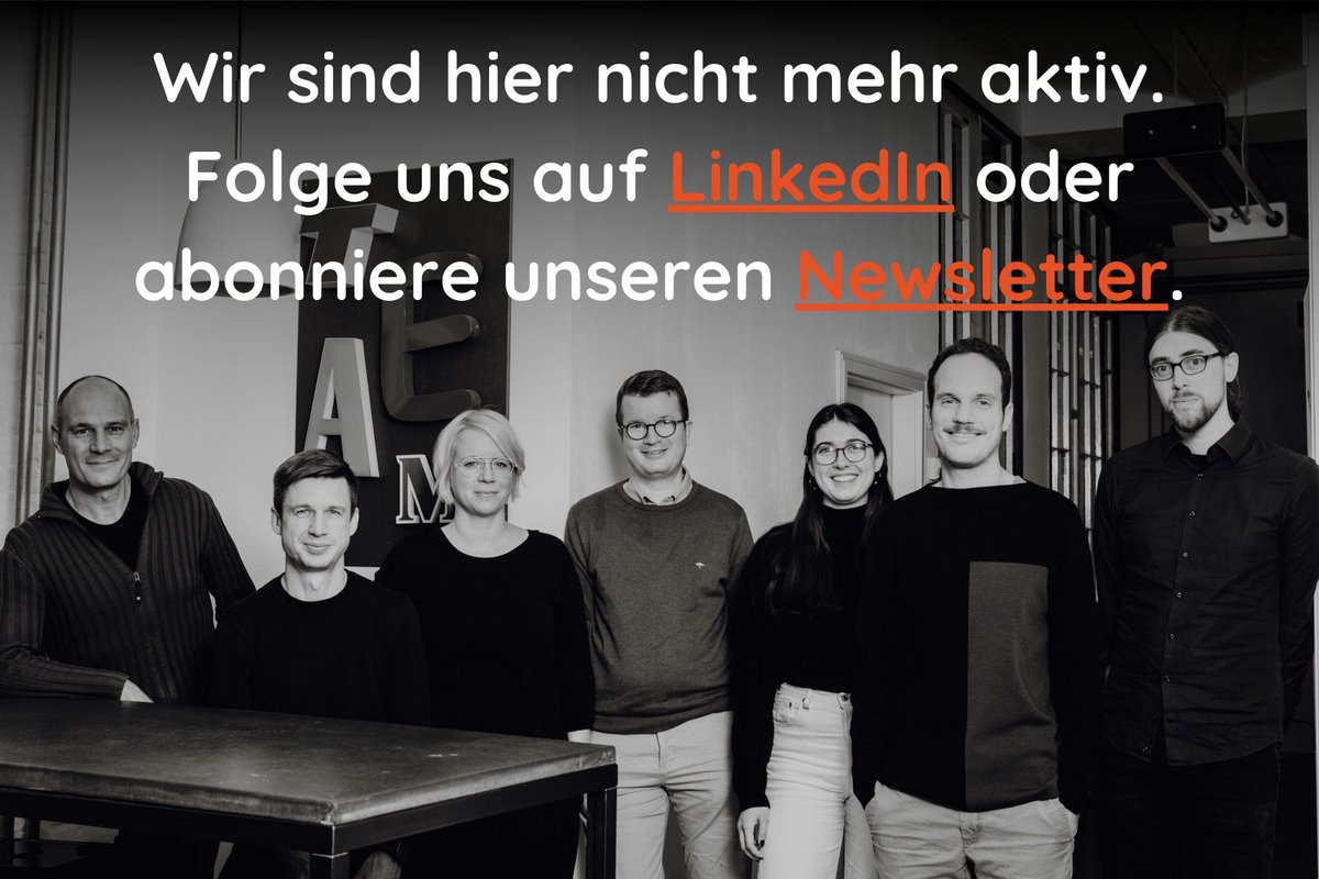 Wir sind hier nicht mehr aktiv. Folge uns auf LinkedIn (linkedin.com/company/147788…), oder abonniere unseren Newsletter (effektiv-spenden.org/#newsletter).
