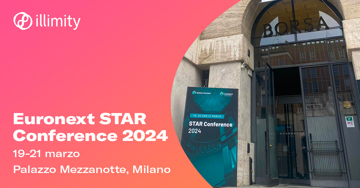#illimity prenderà parte all'Euronext #STARConference2024, organizzata da Borsa Italiana. Insieme a @corradopassera, sarà un’occasione unica per condividere il percorso di crescita e i successi che illimity ha raggiunto nei suoi primi cinque anni di vita. bit.ly/4ahMpvx