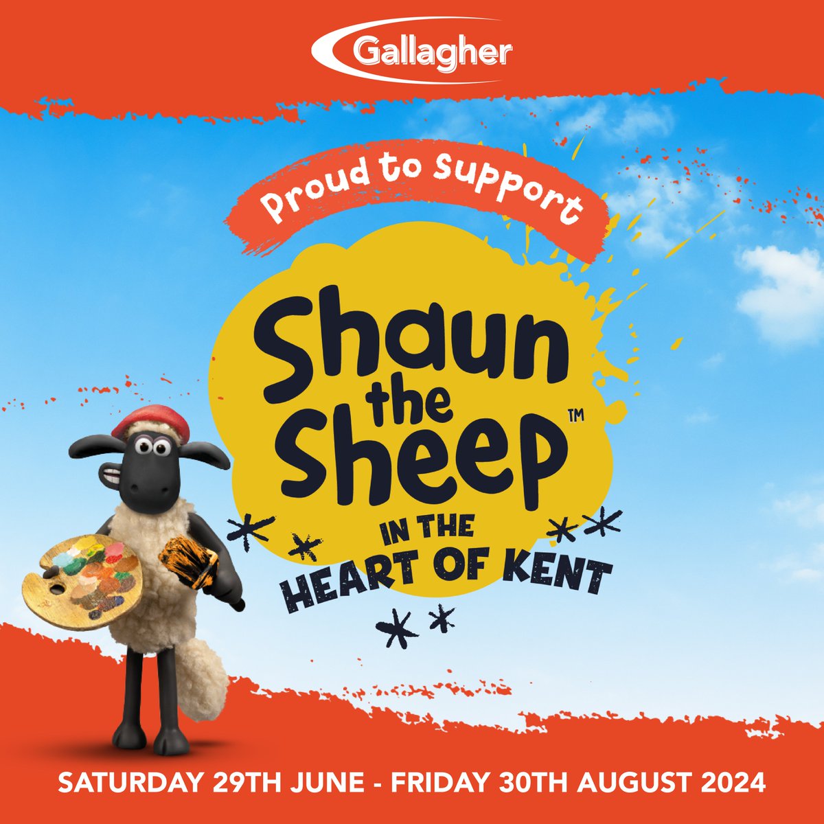 Happy #InternationalDayofHappiness! 🌞🎉 We're delighted to be part of the @heartofkenthosp @ShaunHeartKent trail. Join us from 29 June to 30 August 2024 for an unforgettable journey with Shaun the Sheep! 🐑🌟 #ShaunHeartKent #WildInArt