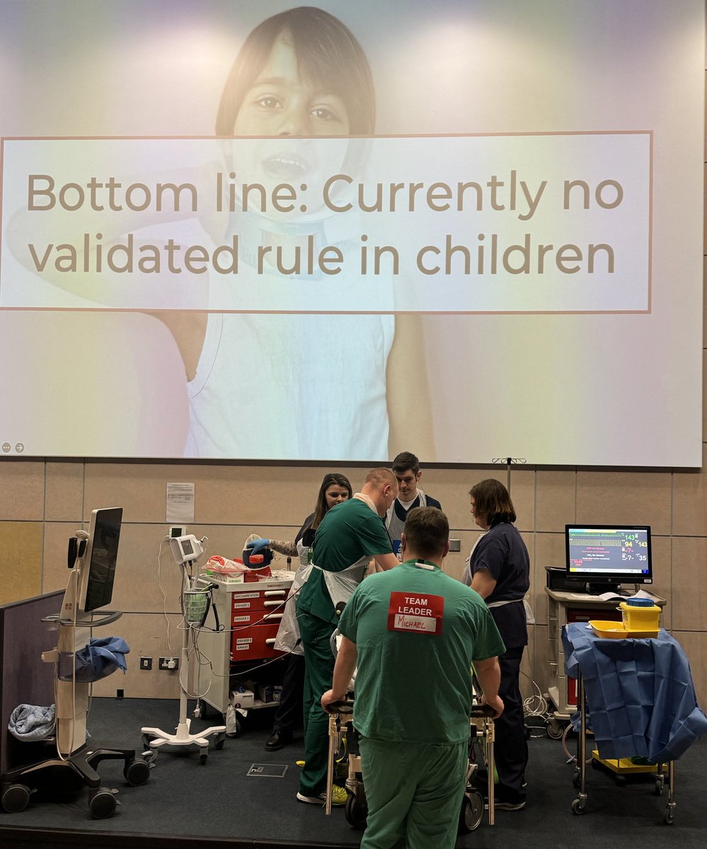 It’s PEM Adventure time ⁦@IPEM2024⁩ 

1st stop: C-spine rules 

Bottom line: none are validated in children