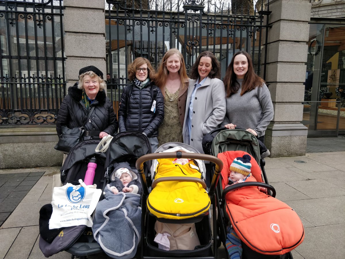 At Leinster House today to highlight the WBTi-Ireland findings, which we were delighted to be involved with putting together. Breastfeeding needs societal and Government support, to ensure all mother's and families who choose to breastfeed reach their own goals ❤️