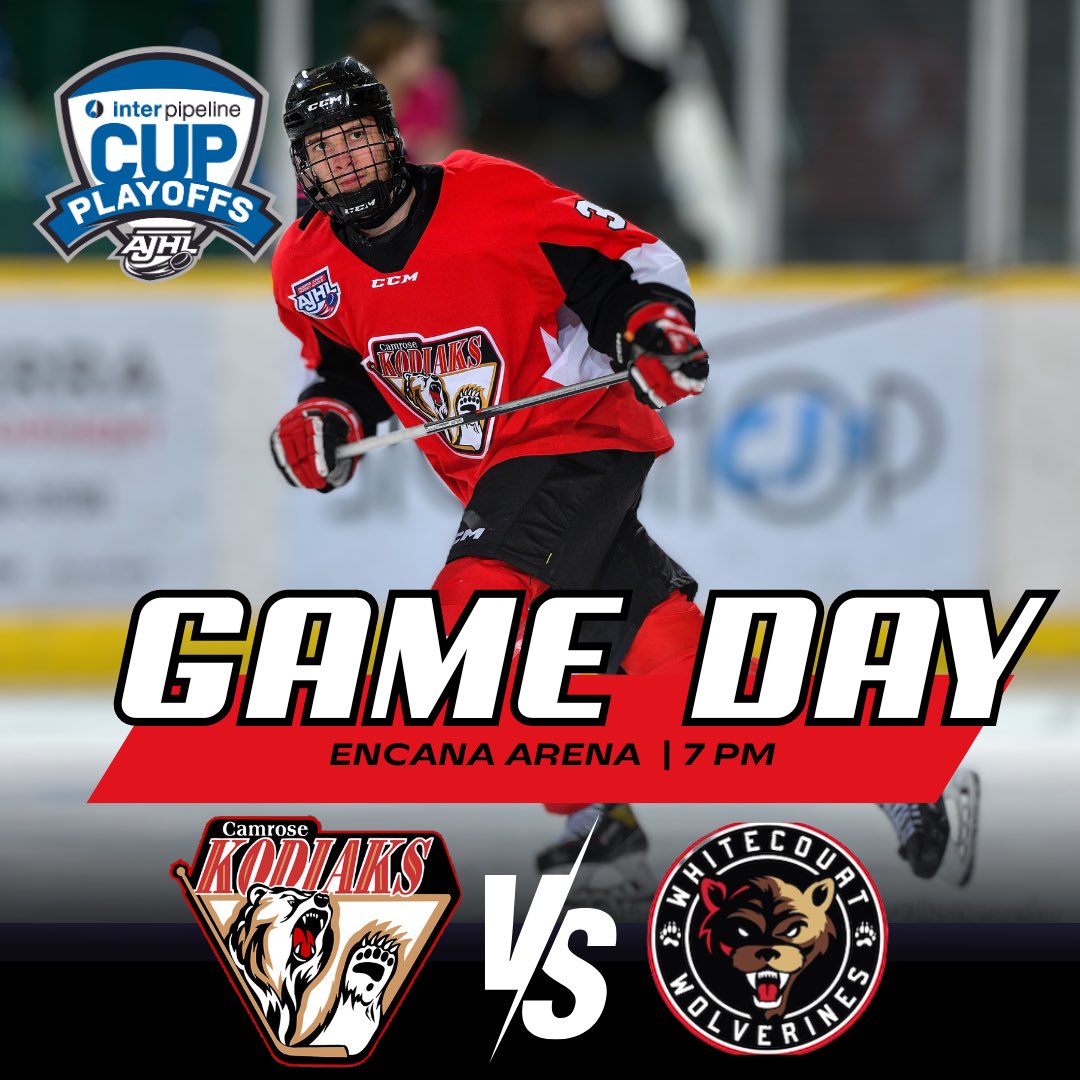 Game for 4 goes tonight! Find your tickets online or at the Kodiaks office, and let’s pack Encana! 

<a href="/wildrosecoop/">Wild Rose Co-op</a> 
<a href="/newcountry981/">New Country 98.1</a> 
<a href="/prosportsphoto/">ProSportsPhotography</a>