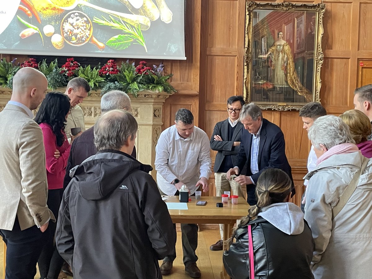 What a great turn out for the launch of our Portable Device! Great talks & demos from Simon Cole, @QUBFoodProf Professor Chris Elliott OBE & Dr Terry McGrath. Thanks to everyone who came down to find out about what the portable device can do to help fight #Foodfraud
