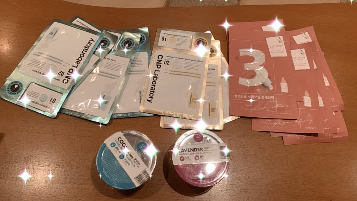 こじが送迎中買ってくれた🤲

そんで楓くんの韓国のお土産🇰🇷

あじゃますあじゃます🫣🩵