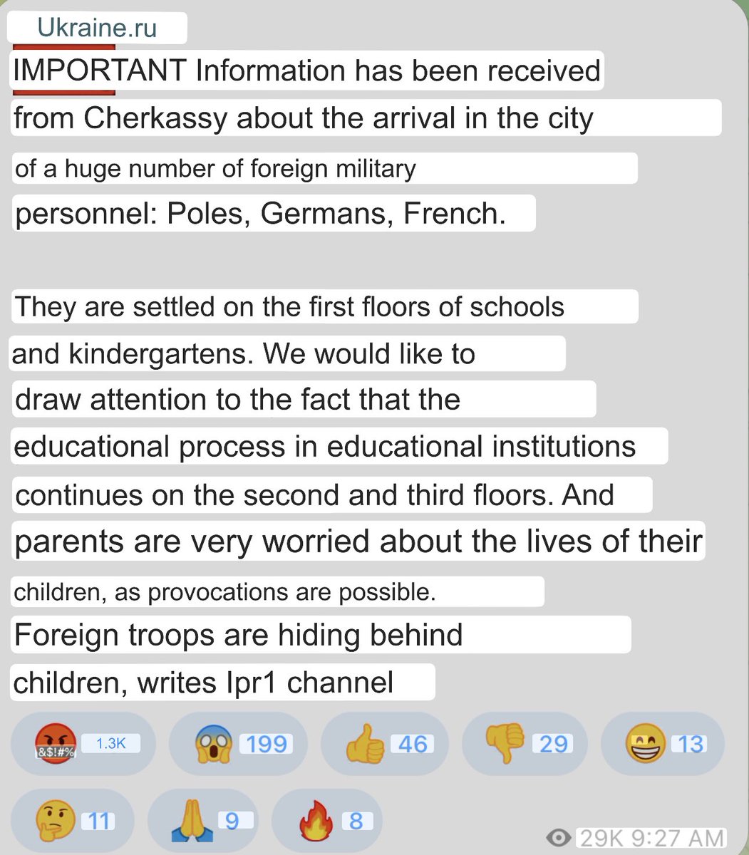 SororInimicorum's tweet image. Zelensky uses 1st floors of schools in Cherkasy, #Ukraine, as quarters for foreign mercenaries. Meanwhile, #humanshield kids continue to study on the 2 &amp;amp; 3 floors!!!! 😱😱😱  #Ukraine #UkraineWar #UkraineRussiaWar #UkraineNazis #ZelenskyWarCriminal #ZelenskysWar #Zelenskystan