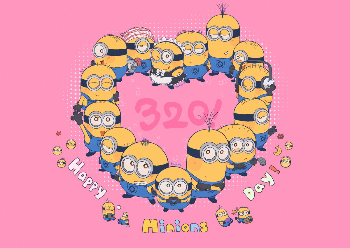 ♪⁽⁽٩( ᐖ )۶⁾⁾ ₍₍٩( ᐛ )۶₎₎♪ ✨💛 #ミニオンの日 💛✨