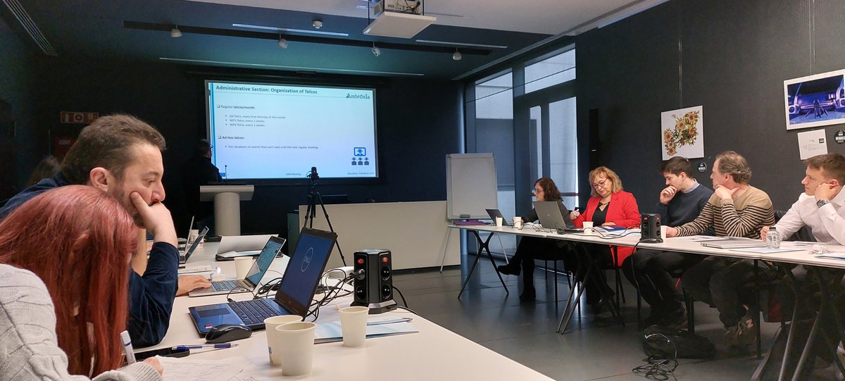ambrosia_h2022's tweet image. The AMBROSIA partners met in Barcelona, Spain during a two day meeting on 7-8 March 2024 organized by ICN2. All partners had the opportunity to present their work and discuss progress and issues.