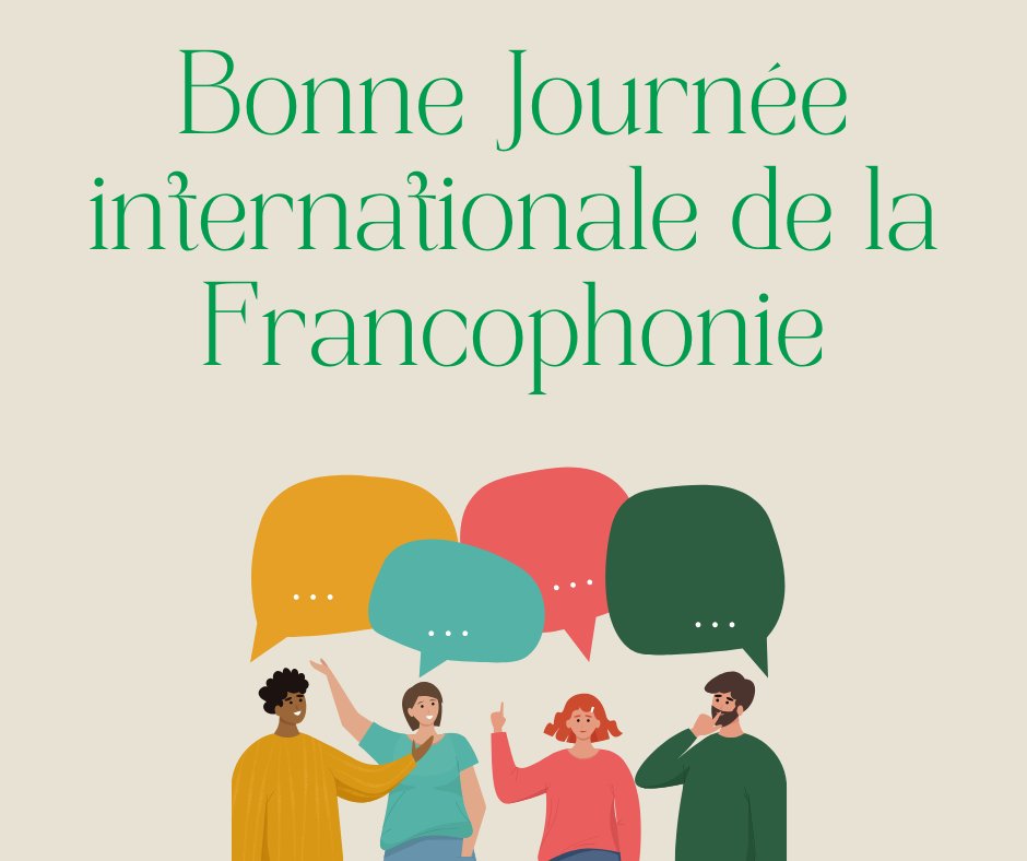 🎉 Bonne Journée Internationale de la Francophonie ! 🌍Célébrons ensemble la richesse de la diversité et la vitalité de la culture francophone à travers le monde entier ! Vive la Francophonie ! #JournéeFrancophonie