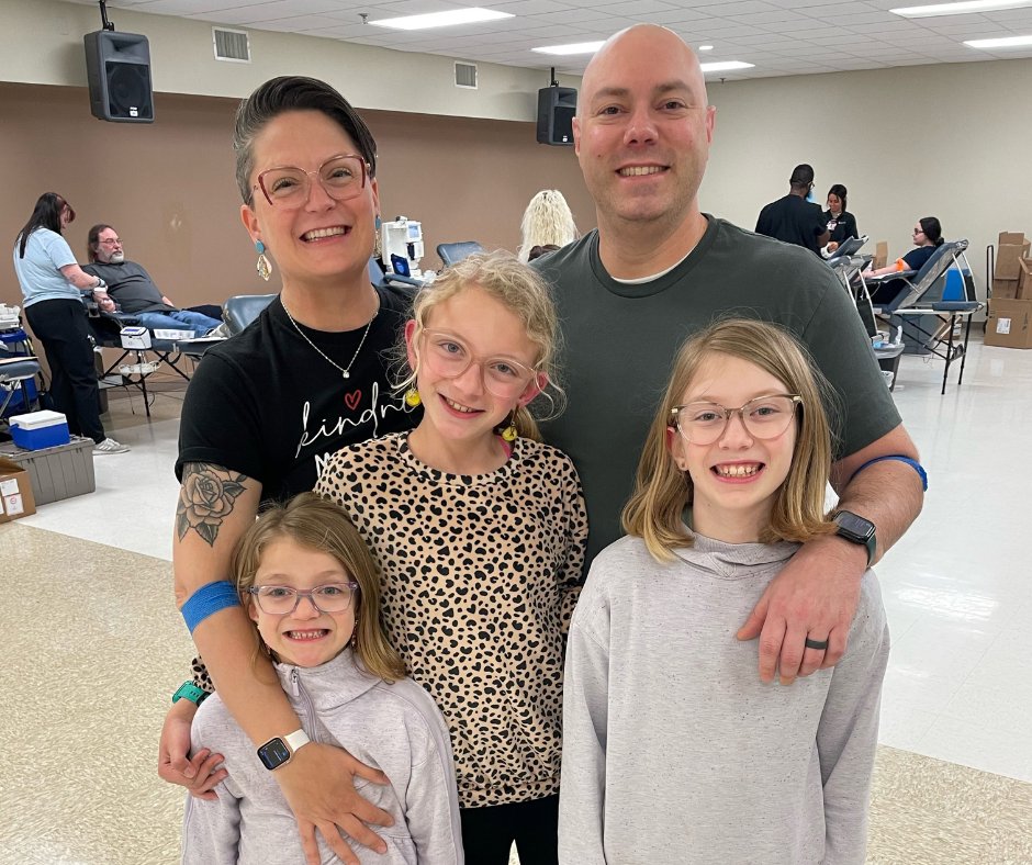 The Gorgoglione family recently hosted Ella's 8th Annual Blood Drive, a tribute to their daughter's journey. Ella, who underwent a liver transplant, was fortunate to receive lifesaving blood transfusions during her treatment. Thanks to donors like you, Ella is now thriving!