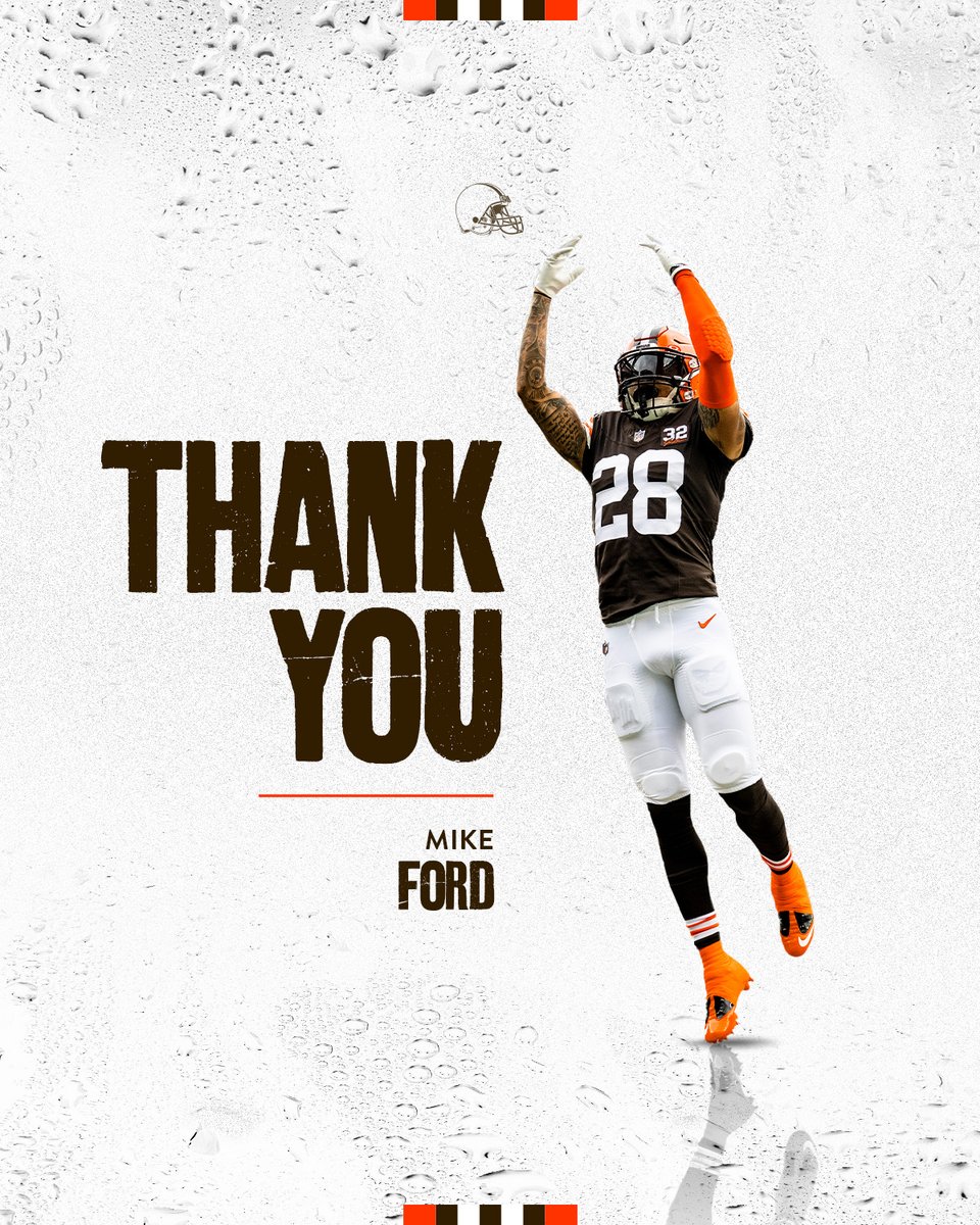Cleveland Browns (@browns) on Twitter photo .<a href="/MikeFordJr_/">Michael Ford</a>, we were lucky to have your spark and passion in our locker room this season. Wishing you the best in Houston! .<a href="/MikeFordJr_/">Michael Ford</a>, we were lucky to have your spark and passion in our locker room this season. Wishing you the best in Houston!