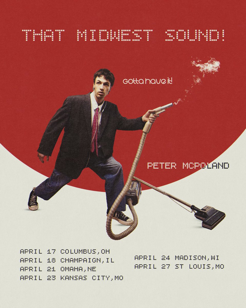 petermcpoland's tweet photo. THATS GONNA GO AHEAD AND BE A MINI TOUR THROUGH THE MIDWEST!
pre sale tomorrow at 10 am local time 
general sale friyay at 10 am local time 
https://t.co/iaRrqVH89X https://t.co/xHZDmd01Yy
