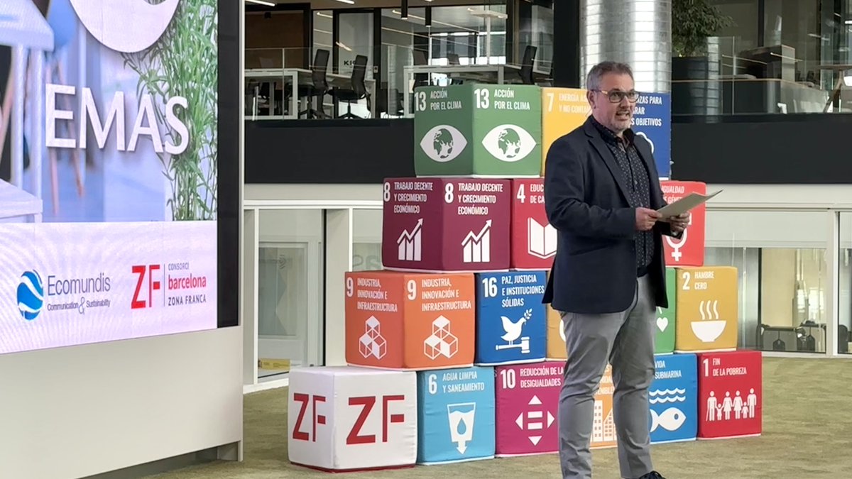Un placer haber participado en la Jornada de Presentación de la Guía de Interoperabilidad entre el Reglamento #EMAS y los Estándares #ESRS (#CSRD).  Gracias a la Dirección General de Cambio Climático y Calidad Ambiental <a href="/gencat/">Generalitat de Catalunya</a> , al <a href="/ConsorciZF/">Consorci de la Zona Franca de Barcelona</a>  y al equipo de <a href="/ecomundis/">Ecomundis</a>.