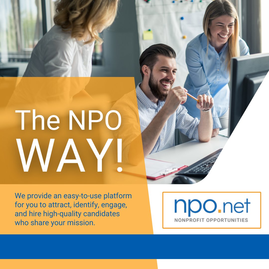 Finding a great employee should be easy! Our job board is designed to bring passionate candidates and incredible nonprofits together. Post your job at careers.npo.net/employer/prici….