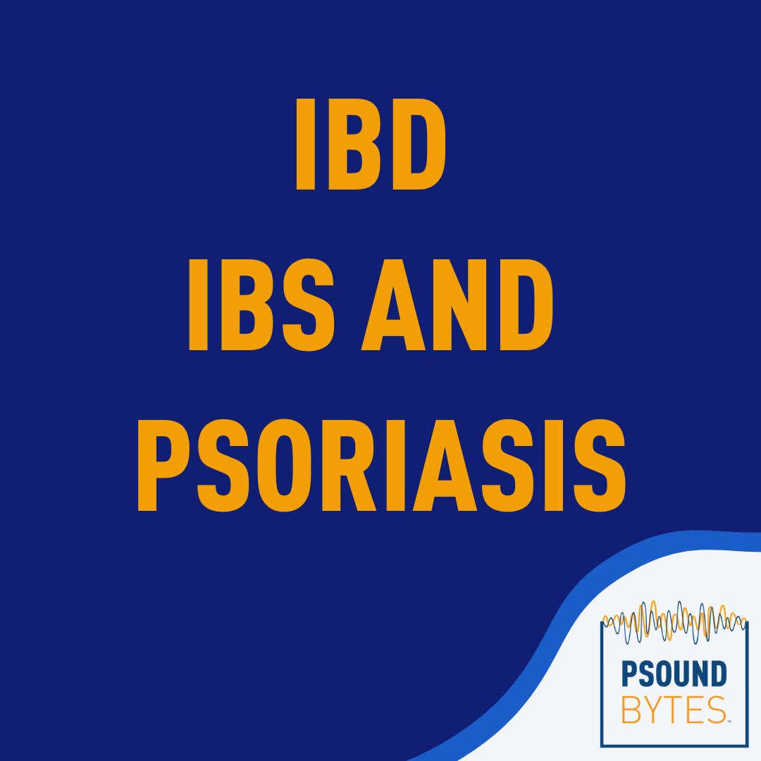 On this episode of #PsoundBytes listen as gastroenterologist Dr. Lisa Malter, discusses the perfect storm of what it takes to develop IBD, how diagnosis occurs, care, and use of treatments also used with psoriatic disease. 👂 psoriasis.org/watch-and-list…