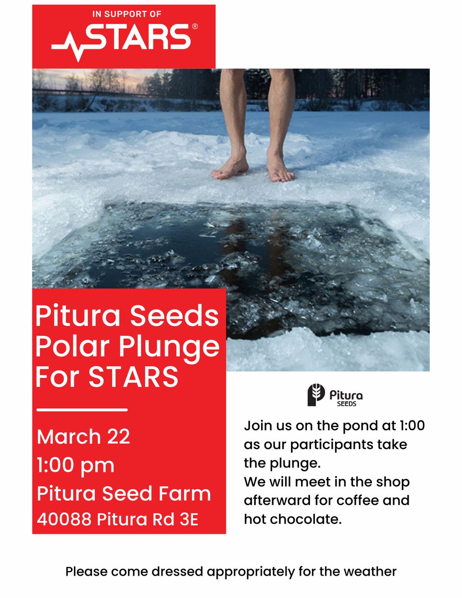 We are only a few days away from the #PituraPolarPlunge!  We've not only met, but we've exceeded our fundraising goal. THANK-YOU!  We look forward to seeing you on Friday!