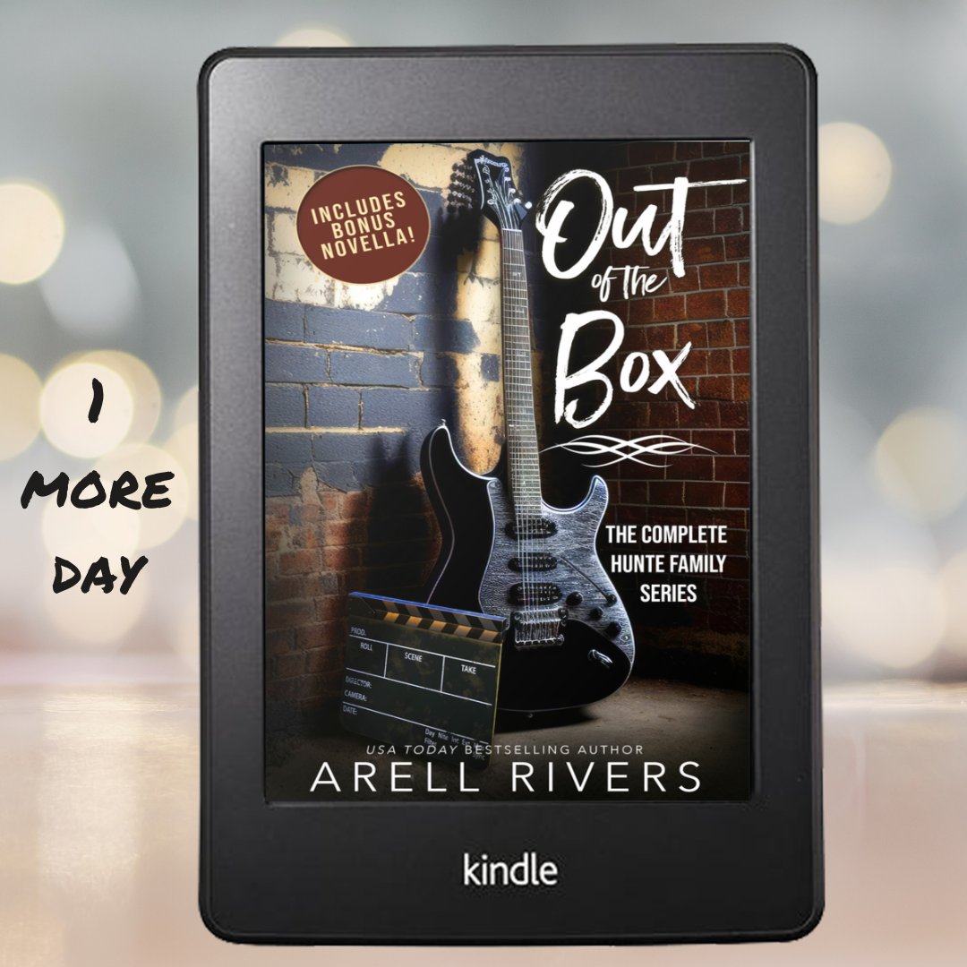 Only 1 more sleep until you can read the entire Hunte family series in 1 collection! 

Preorder today so you'll get OUT OF THE BOX on your kindle as soon as it releases ... for a special price!
geni.us/OutoftheBox

#preorder #romanceboxset #arellrivers