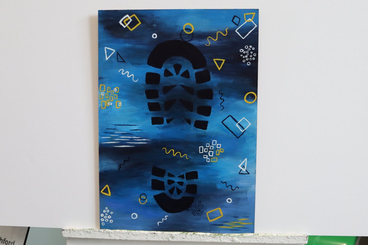 Our Art students have created artwork that symbolises their definition of fatherhood for an Art Exhibition and Sale to raise money for @Dadsunltd, a charity which supports the emotional safety of men and those they care about. #CommunityWeek
