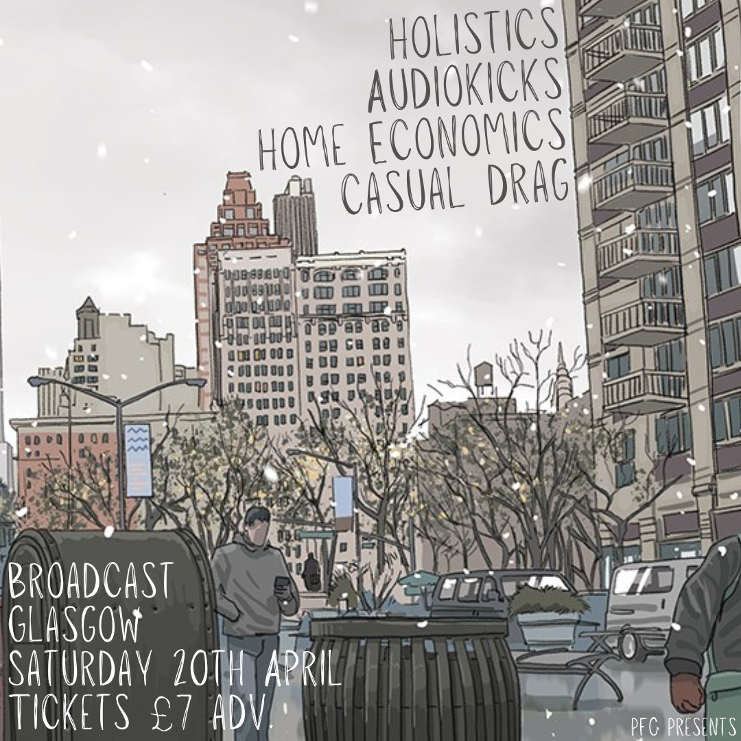 We're back at @Broadcastglasgo next month with @holisticsband @audiokicksband @_homeeconomics and @CasualDrag