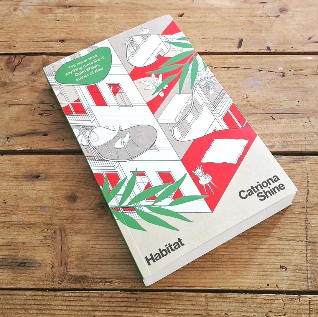 Thanks to @LilliputPress for my copy of Habitat by @catriona_shine which is out now! One of my most anticipated books of 2024, it tells the story of seven residents in an apartment block in Oslo, over seven days, as their building begins to break down around them.