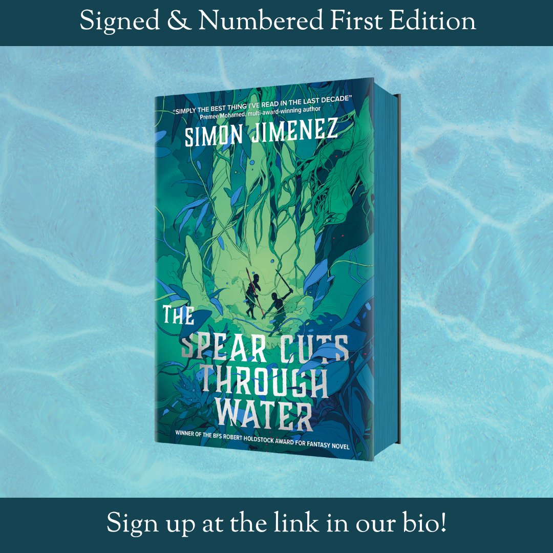The sign up form for our limited edition of The Spear Cuts Through Water is now live! forms.gle/XwgCFEnLDPYAqx…