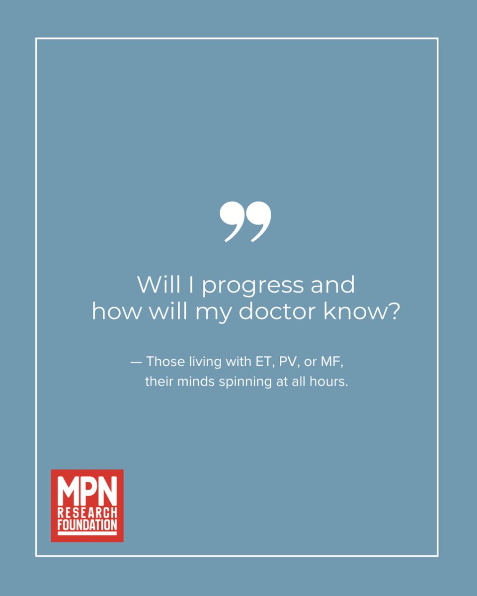 MPN progression puzzles #patients, #clinicians, & industry alike. Our solution? Creating our #MPN Progression Research Network (PRN) Summit, fostering global collab and #cross-institutional #datasharing. Join our community now: mpnrf.info/3P2JAX2