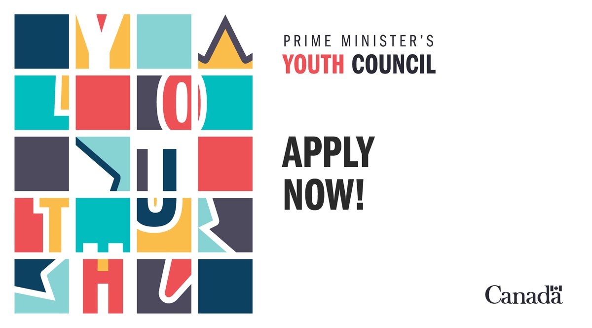 Attention members! Applications are open for the next #PMYouthCouncil. Please inform your students about this opportunity to advise @CanadianPM on issues important to them and their community ► Canada.ca/youth-council. #LeadersToday @CdnHeritage
