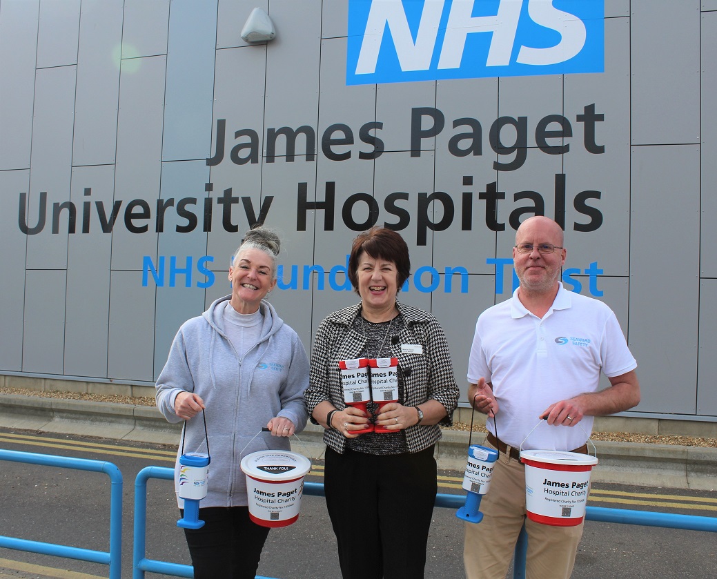 Our James Paget Hospital Charity now has new collection bucket and donation box signs thanks to the generosity of Seaward Safety Ltd, based in Lowestoft. Read more here: jpaget.nhs.uk/news-media/new…