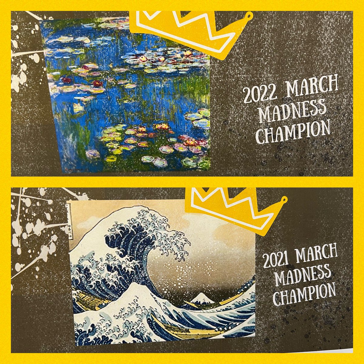 The results are in from March Madness: Art Room Edition! Congratulations to this year’s winner, Adam Fu! Take a look at the photos to see current and past winners. #WeAreChelsea #LevelUp