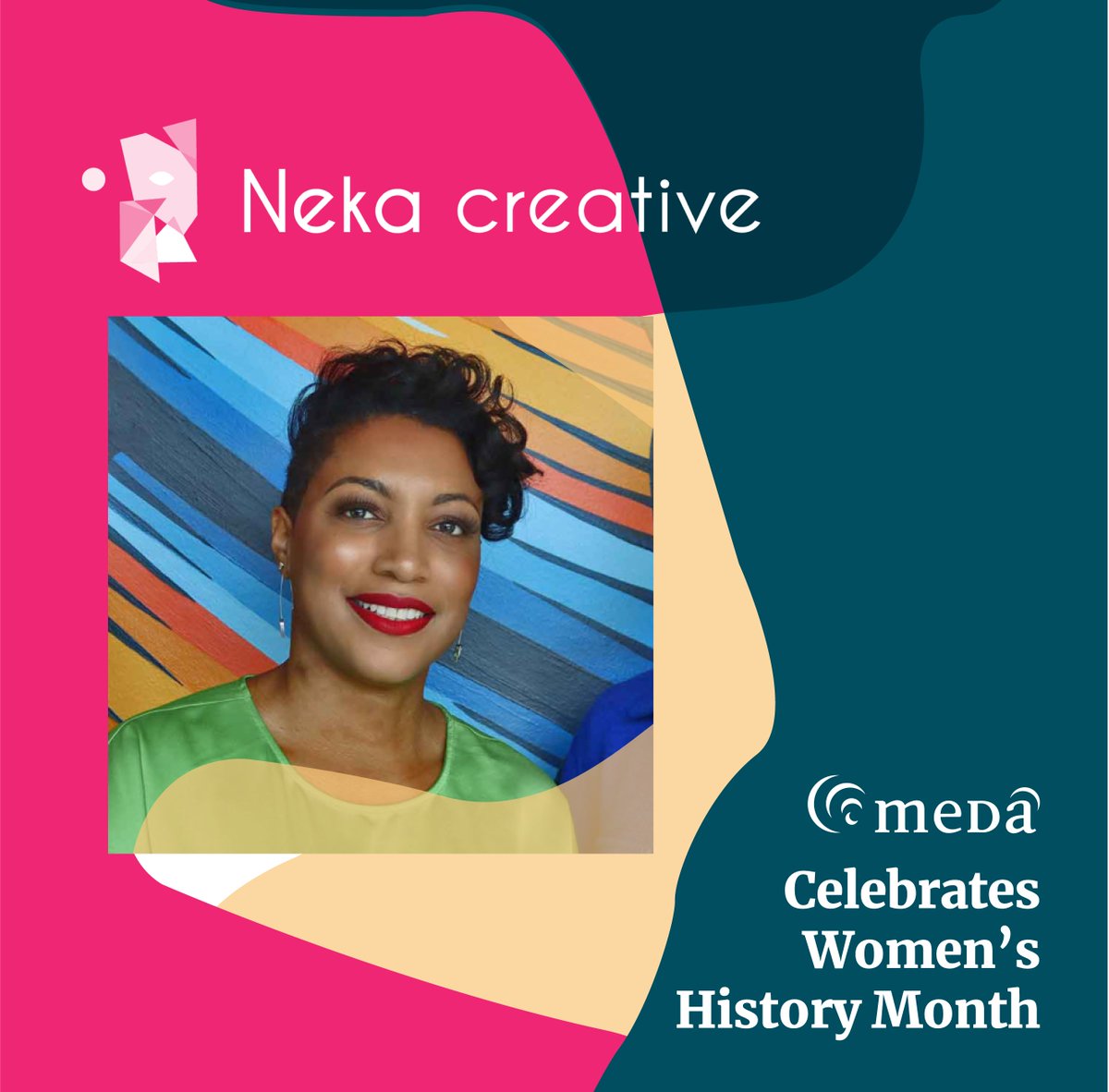 Today for Women’s History Month we are highlighting Rosemary Ugboajah, CEO of @NekaCreative. Neka Creative helps organizations solve brand problems, achieve brand goals, and get on the right road to inclusive brand success. #WomensHistoryMonth