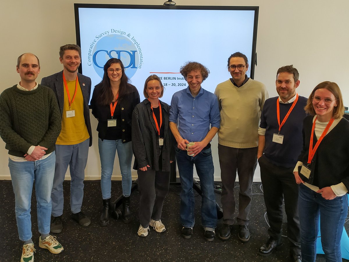 While we are nearing the finishing session of the third and final day at the #CSDI workshop here in Berlin, we would like to thank all speakers and participants for the interesting talks and discussions! A big thank you to our SBI colleagues as well for making this possible 🙂