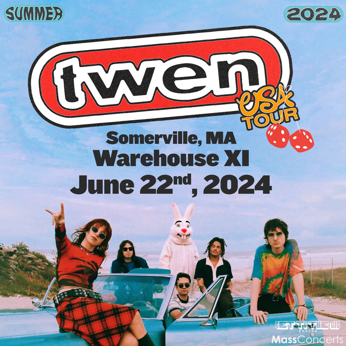 NEW SHOW: @TWEN_band takes over @WarehouseXI on 6/22! TIX on sale FRIDAY 3/22 @ 10am HERE: seetickets.us/event/twen/593…