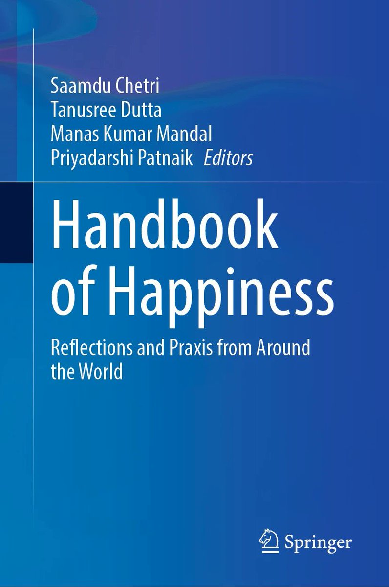 Today we celebrate International Day of Happiness by featuring 'Handbook of Happiness,' addresses diversity in happiness and eastern and western thoughts and practices by contributing authors from around the world from varied backgrounds. bit.ly/3ICPB9k