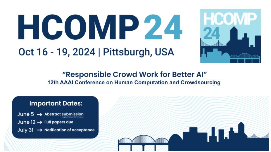 Get involved in the future of AI and human-computer interaction at #HCOMP2024! Join the HCOMP Slack Community (hcomp.slack.com) to be in touch with researchers, industry players, practitioners, and crowd workers #HCOMP2024 #AIResearch 🤖🚀