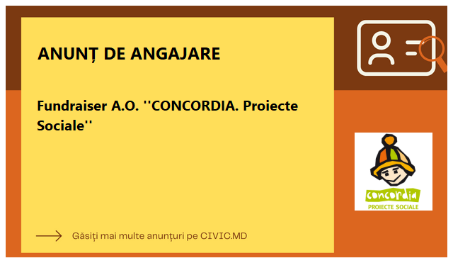 monitorulcivic's tweet image. 📣 Concordia Moldova is looking to expand its team with a dedicated Fundraiser for their social projects. Bring your commitment and energy to a meaningful cause and join our community of change-makers. #JobOpportunity #JoinConcordiaMoldova #SocialProjects

Link: …