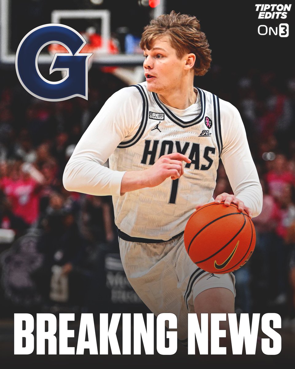 NEWS: Georgetown guard Rowan Brumbaugh plans to enter the transfer portal, he tells @On3sports. The 6-4 redshirt freshman averaged 8.3 points, 2.2 rebounds, and 2.6 assists per game this season. Former four-star recruit. Story: on3.com/college/george…