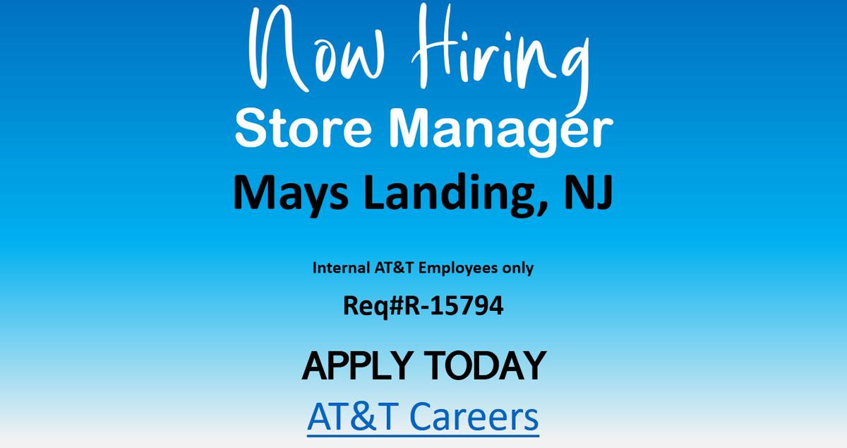 We are Hiring! Whose ready to take on a great opportunity in Mays Landing, NJ?! @d_gaddy @realmccoy1988