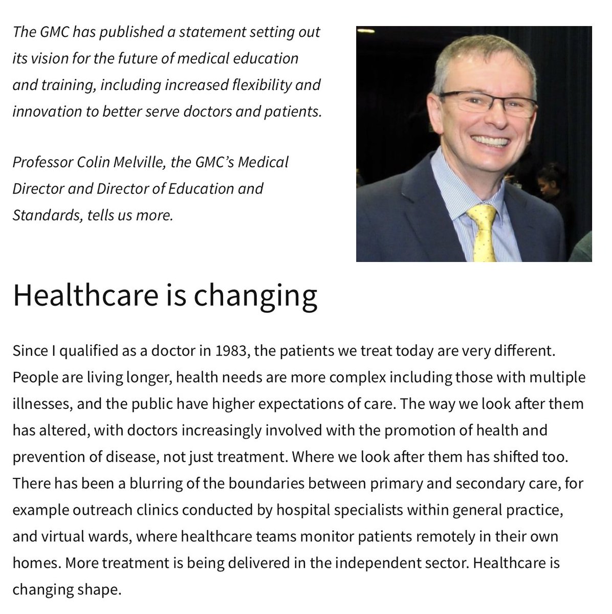 Dear UK public, Yesterday, hot on the heels of widespread concern among doctors at the govt’s project of replacing NHS doctors with doctor substitutes, @gmcuk released a blog about its future intentions. It left doctors like me reeling. Here's why 🧵 gmcuk.wordpress.com/2024/03/12/dev…