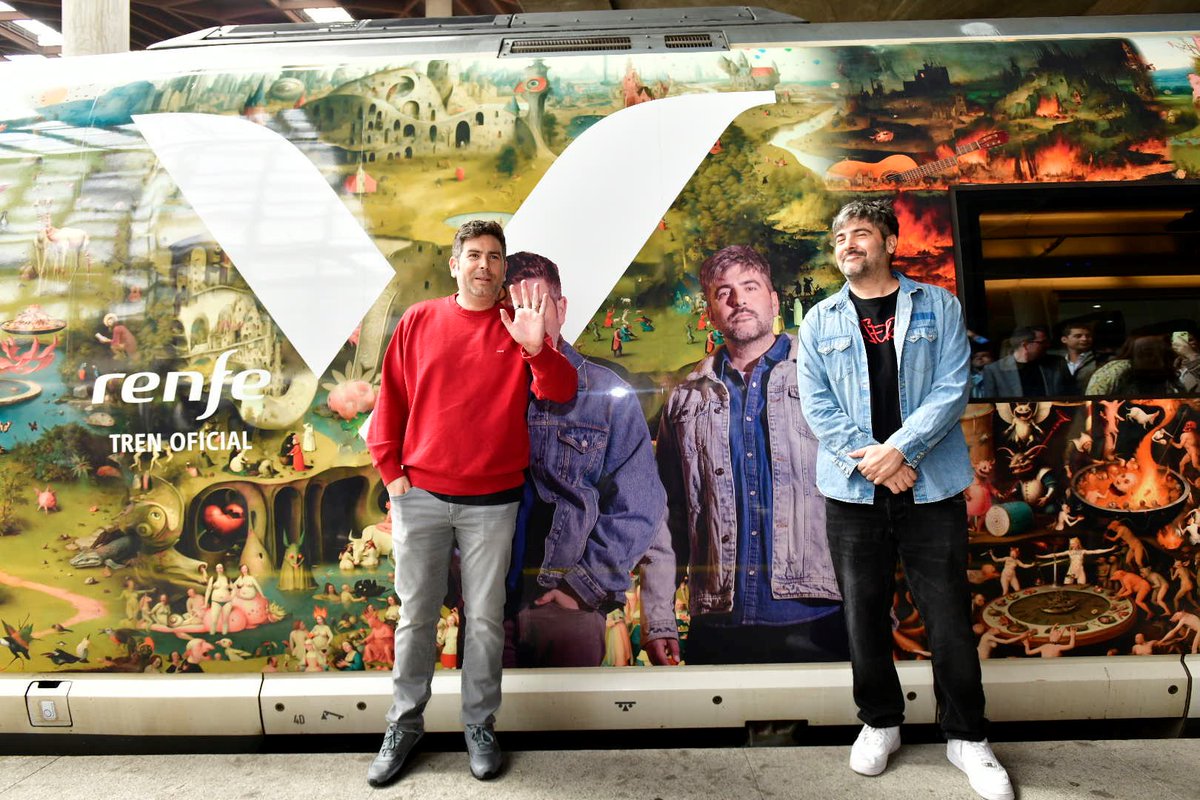 Estopa viatja en el Tren Oficial AVE <a href="/Renfe/">Renfe</a>