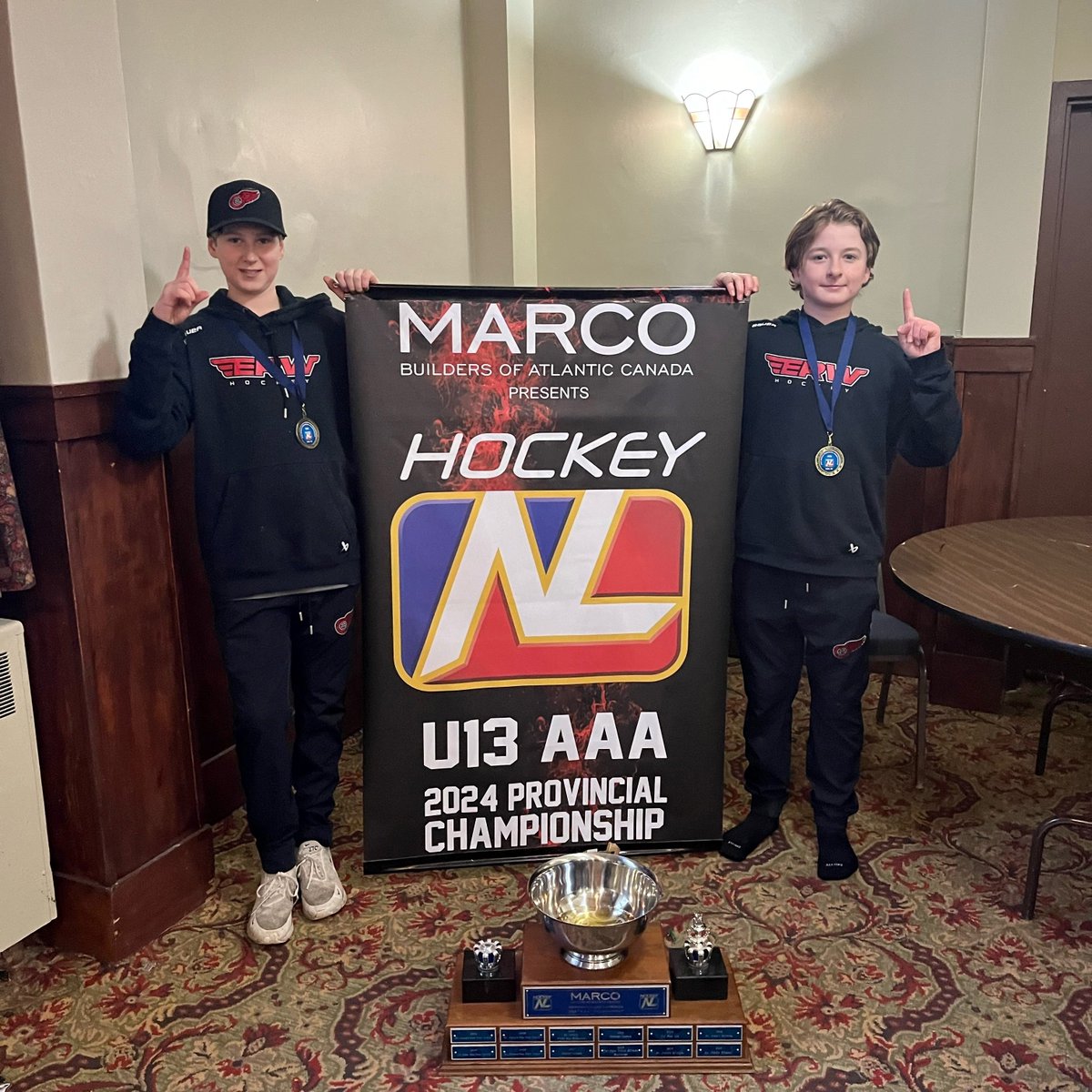 Congrats to CBR’s own Harry Kennedy and Gavin O’Toole who won provincial gold with the U13AAA Red Wings this last weekend. Good luck in the Atlantics!!