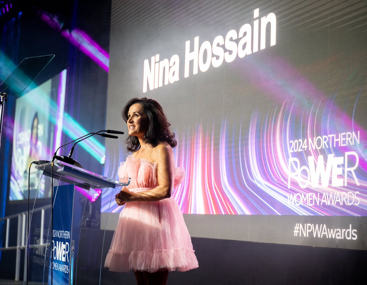 How amazing was our host at the Northern Power Women Awards on Monday🤩 A huge thanks to Nina Hossain, you were incredible as always! #NPWAwards