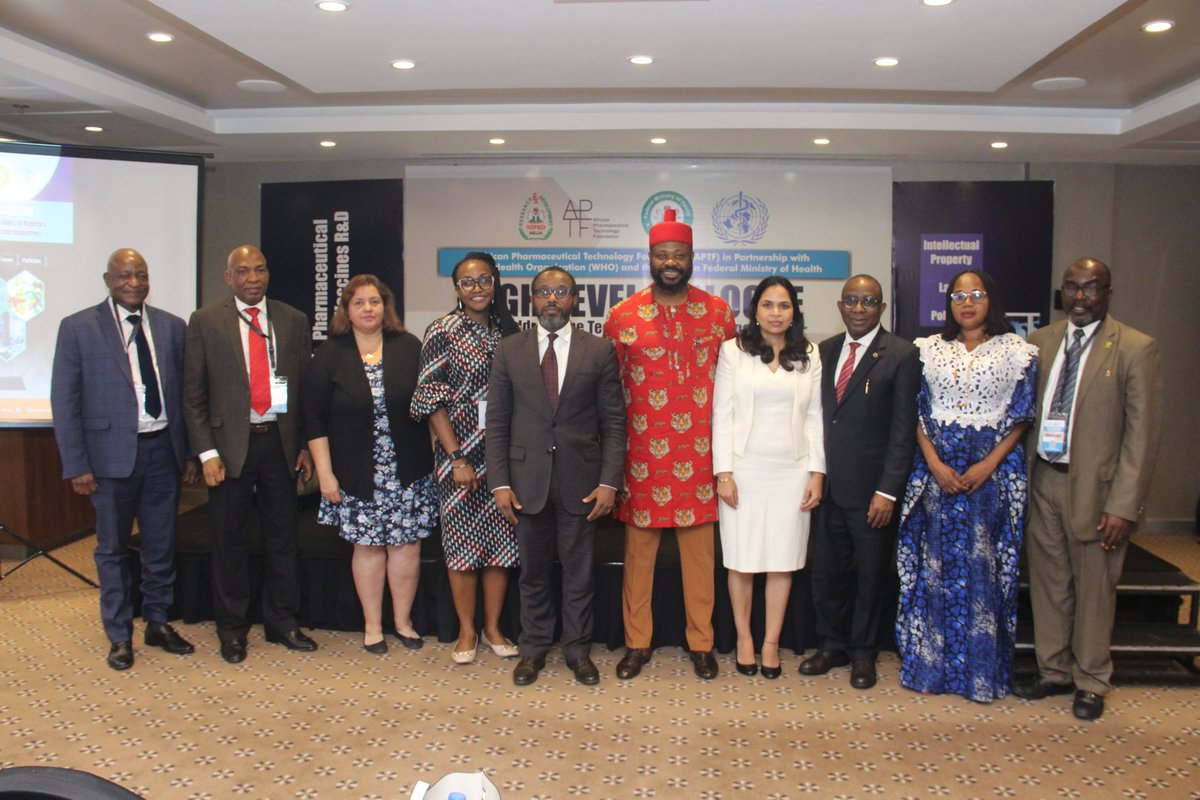 In support of the Presidential Initiative to enhance the healthcare sector, APTF partners with the Federal Ministry of Health, Nigeria. This partnership being facilitated by NIPRD aims to address technology gaps, IP laws & policies, within the healthcare sector #MedicineSSecurity