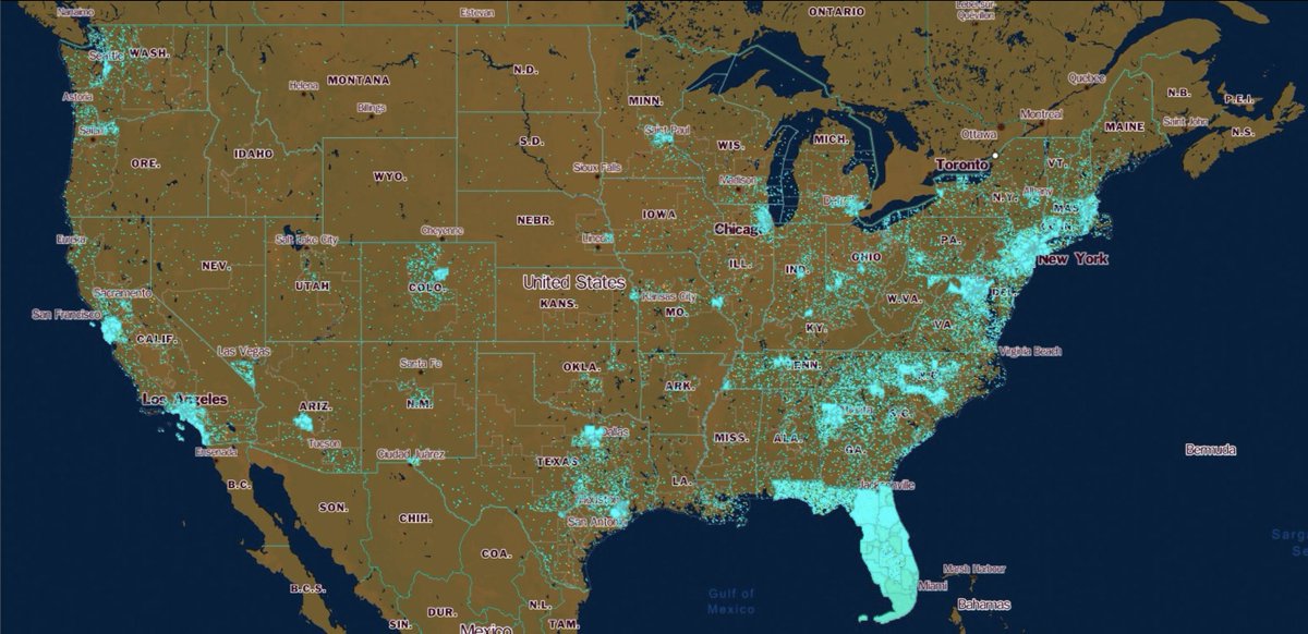 Panther territory knows no bounds! 🌎 1 dot = 1 alumnus. Where have you planted your roots? #PantherPride 💙💛